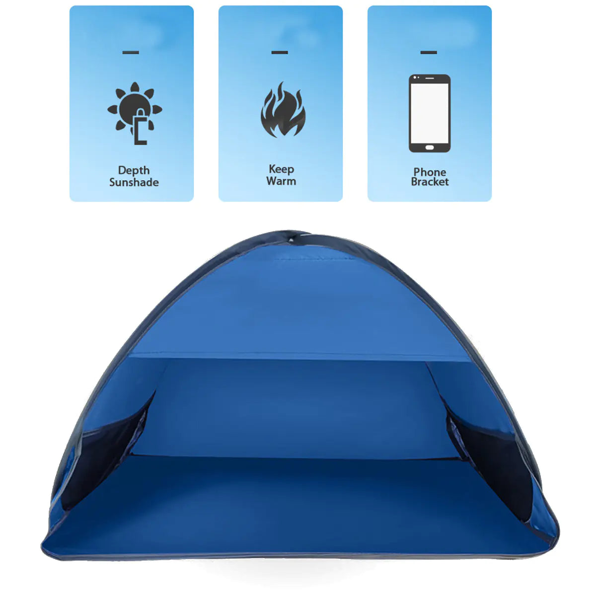 Automatic Pop-Up Beach Tent (“Lazy Tent”)