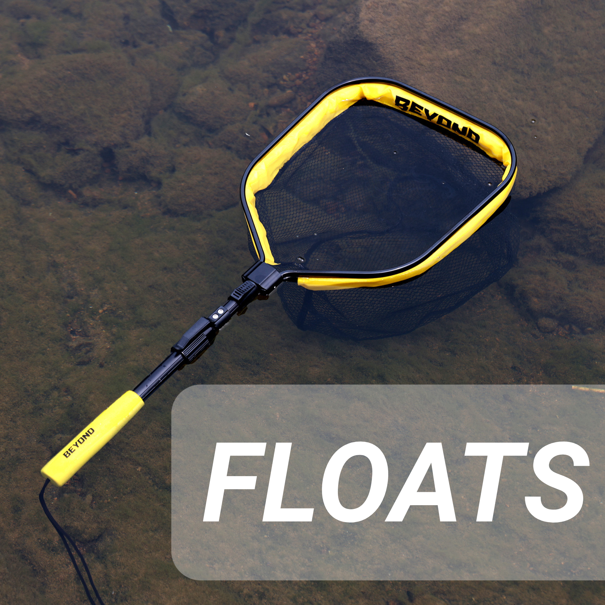 Beyond Braid Floating Fishing Net with Handle