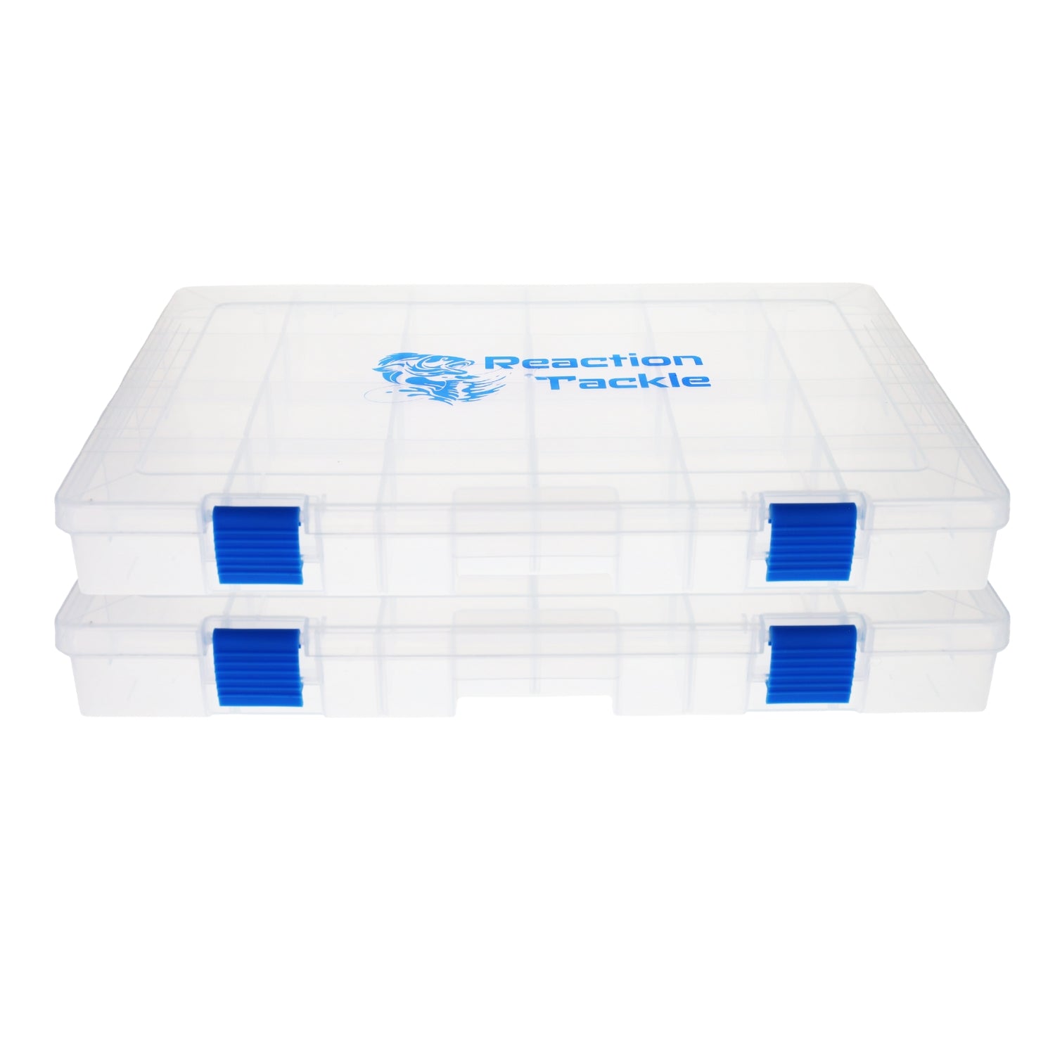 Reaction Tackle Basic Tackle Tray- Affordable, Lightweight Design with 2 Secure Clips