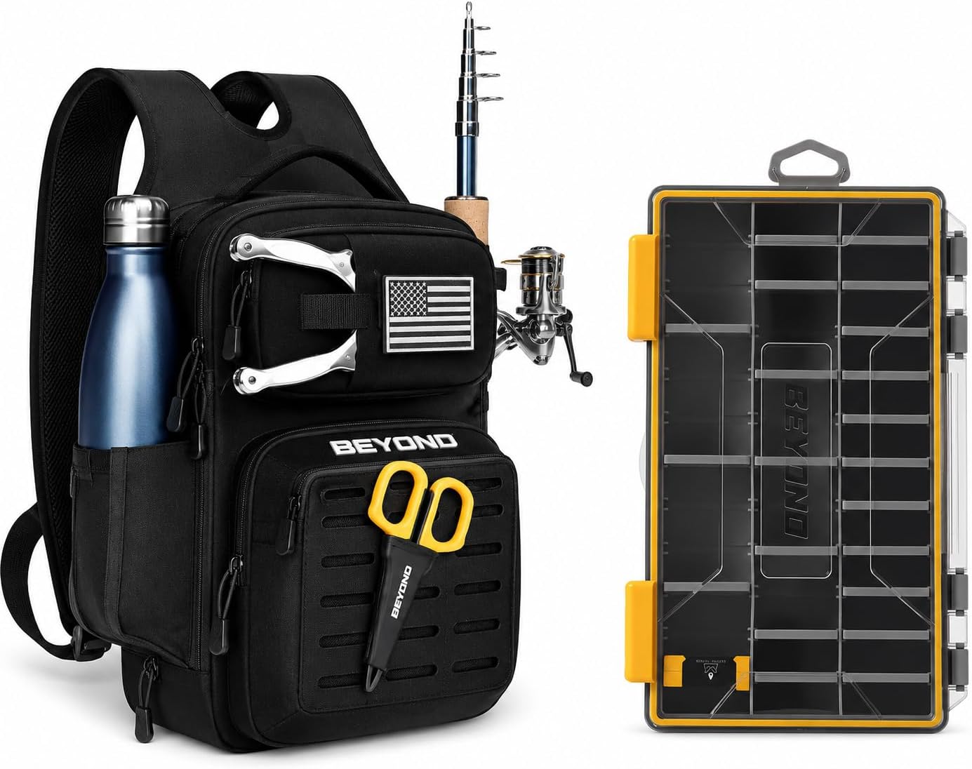 Beyond Fishing Voyager Tackle Bag with or without Tackle Box