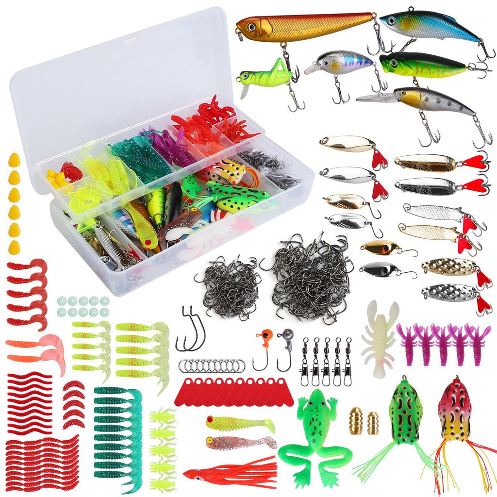 Doolittle & Fishmore 375-Piece All-Water Fishing Lure Kit