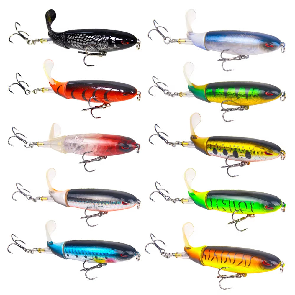 20-Piece Topwater Propeller Lure Set