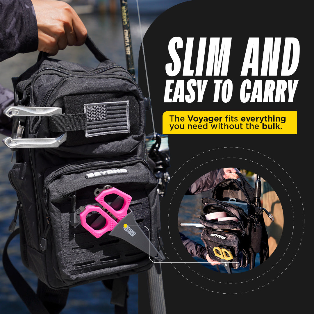 Beyond Fishing Voyager Tackle Bag with or without Tackle Box