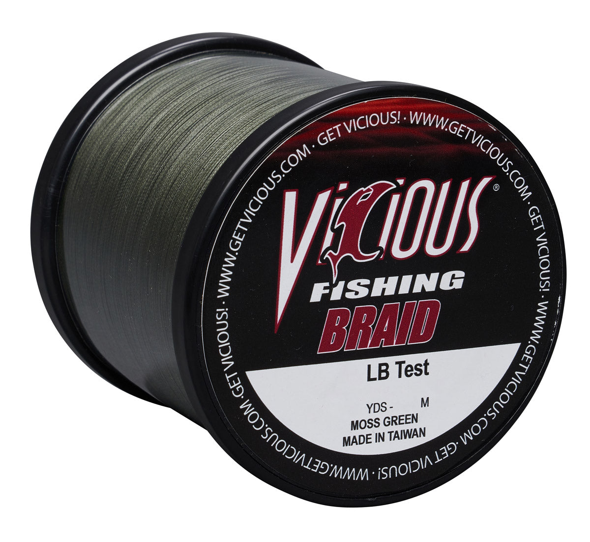 Vicious Standard Green Braid - 20 Lb Test