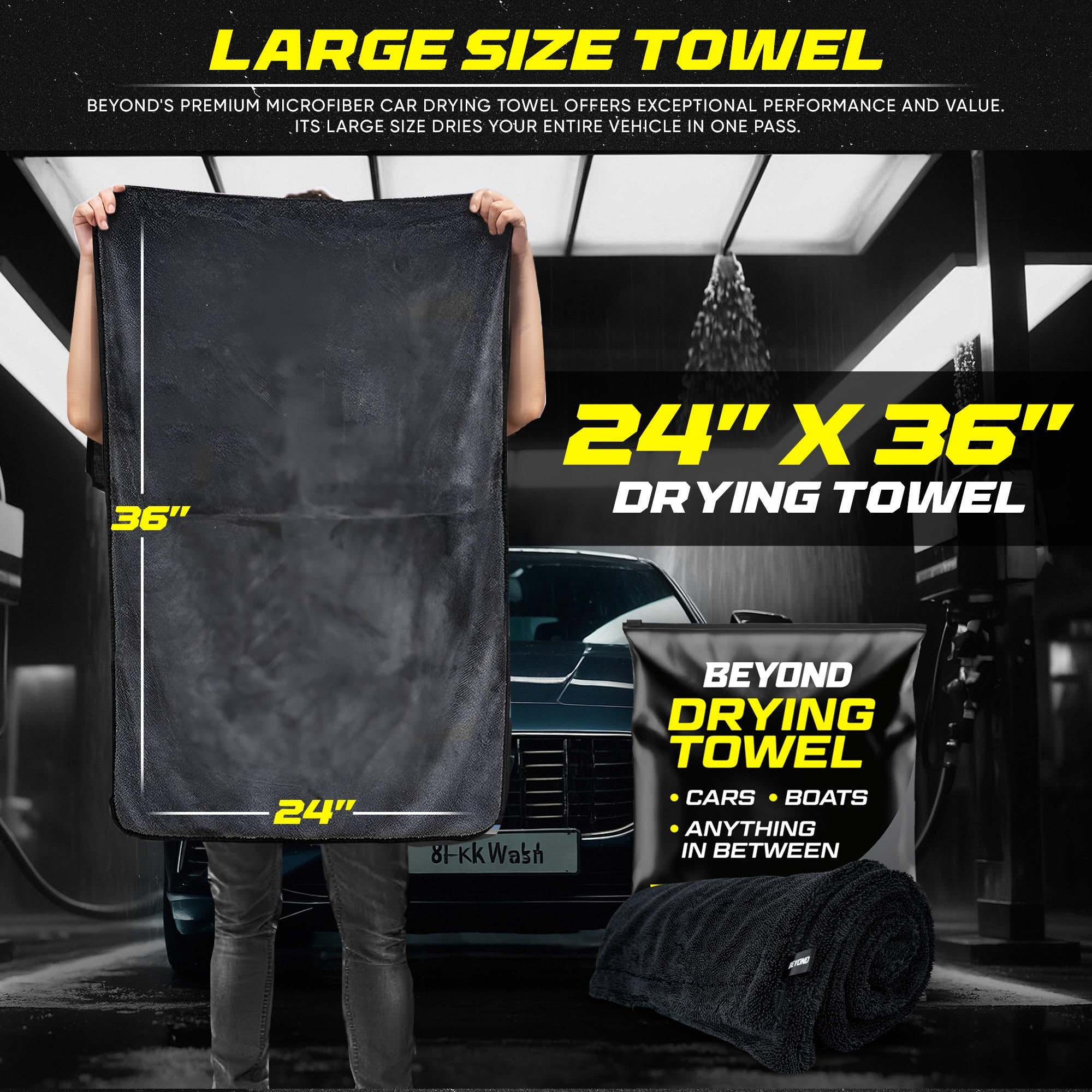 Beyond Drying Towel - Super Absorbent Large Premium Microfiber Towel