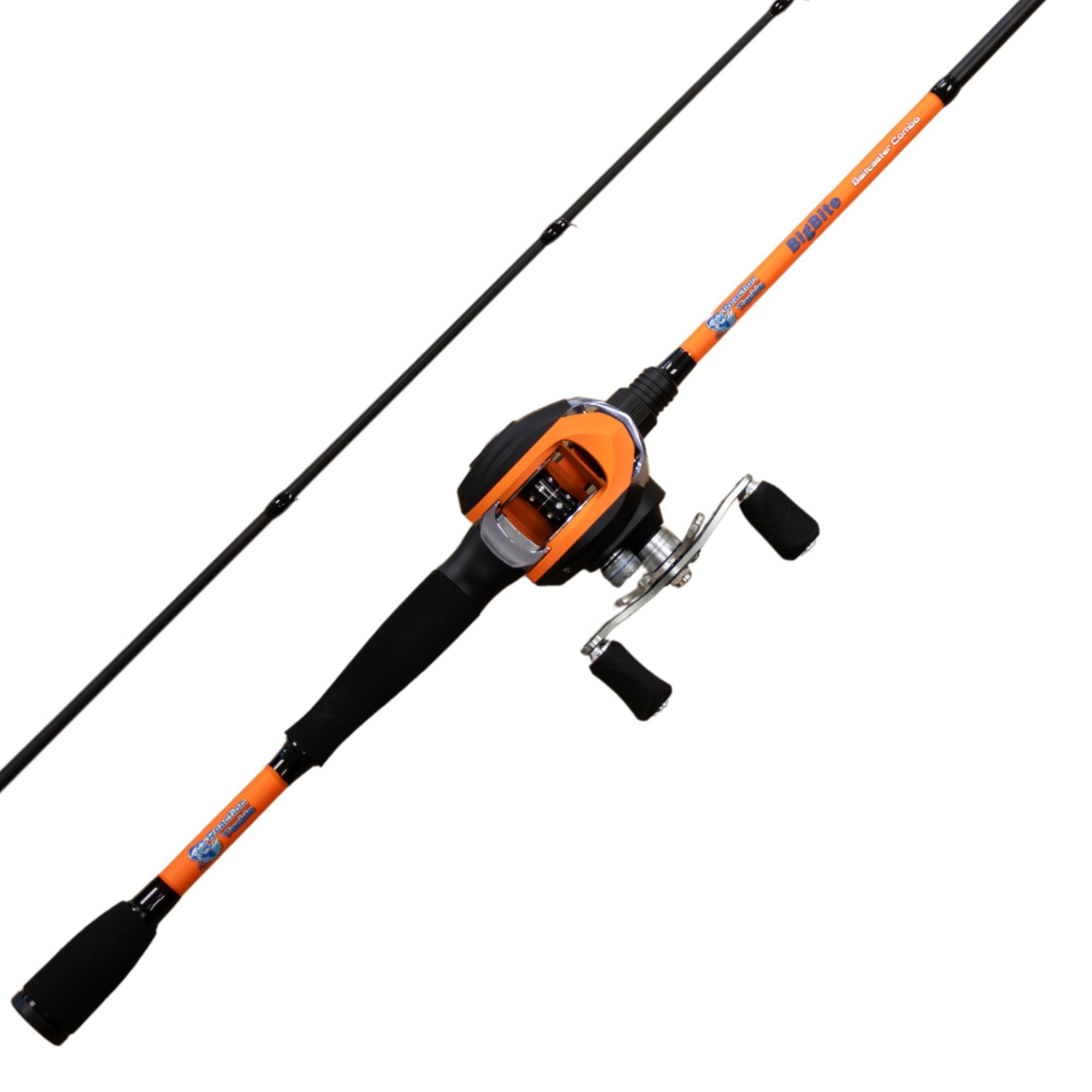 Reaction Tackle Big Bite Combo – 6’6” Medium Heavy Baitcasting Rod & Reel Set
