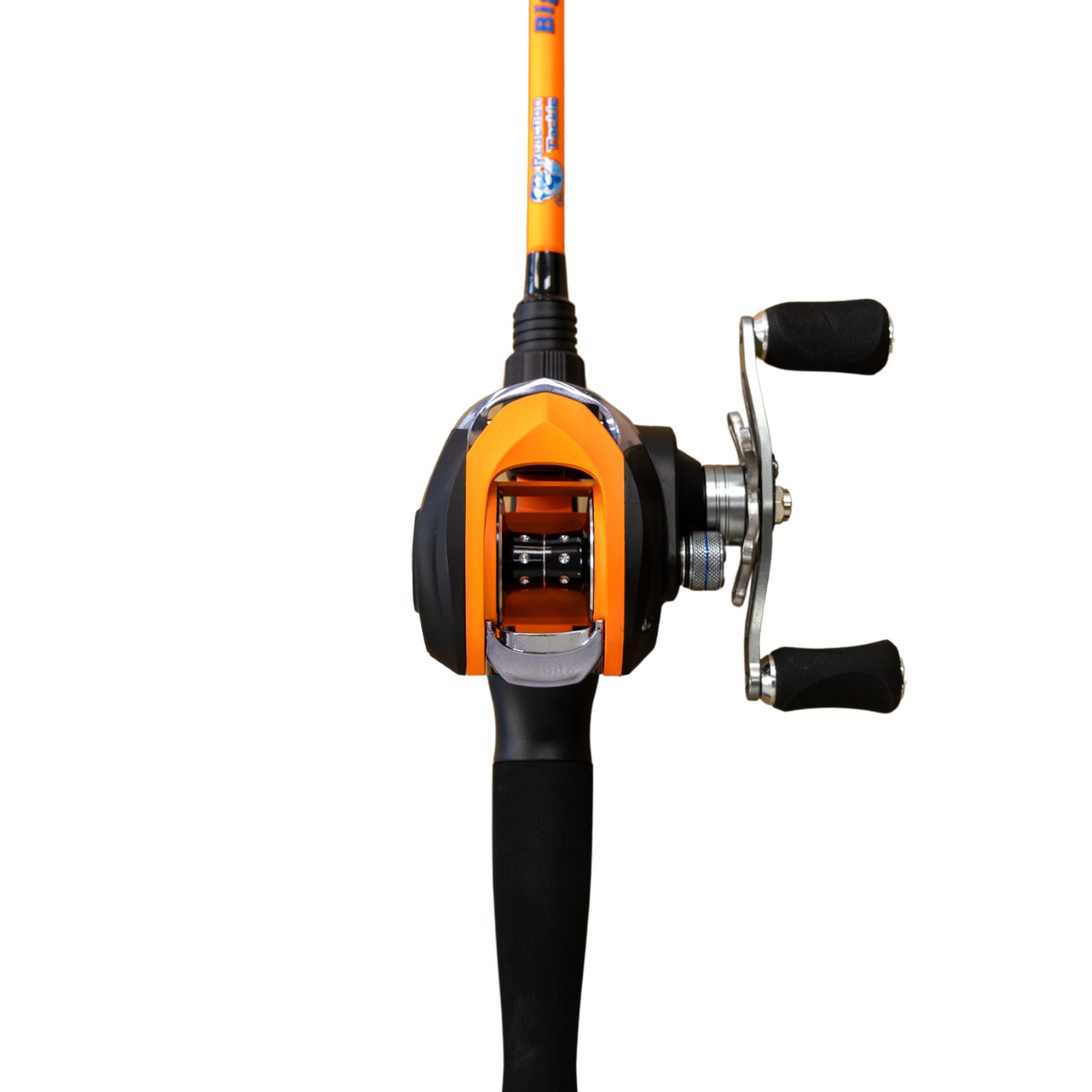 Reaction Tackle Big Bite Combo – 6’6” Medium Heavy Baitcasting Rod & Reel Set