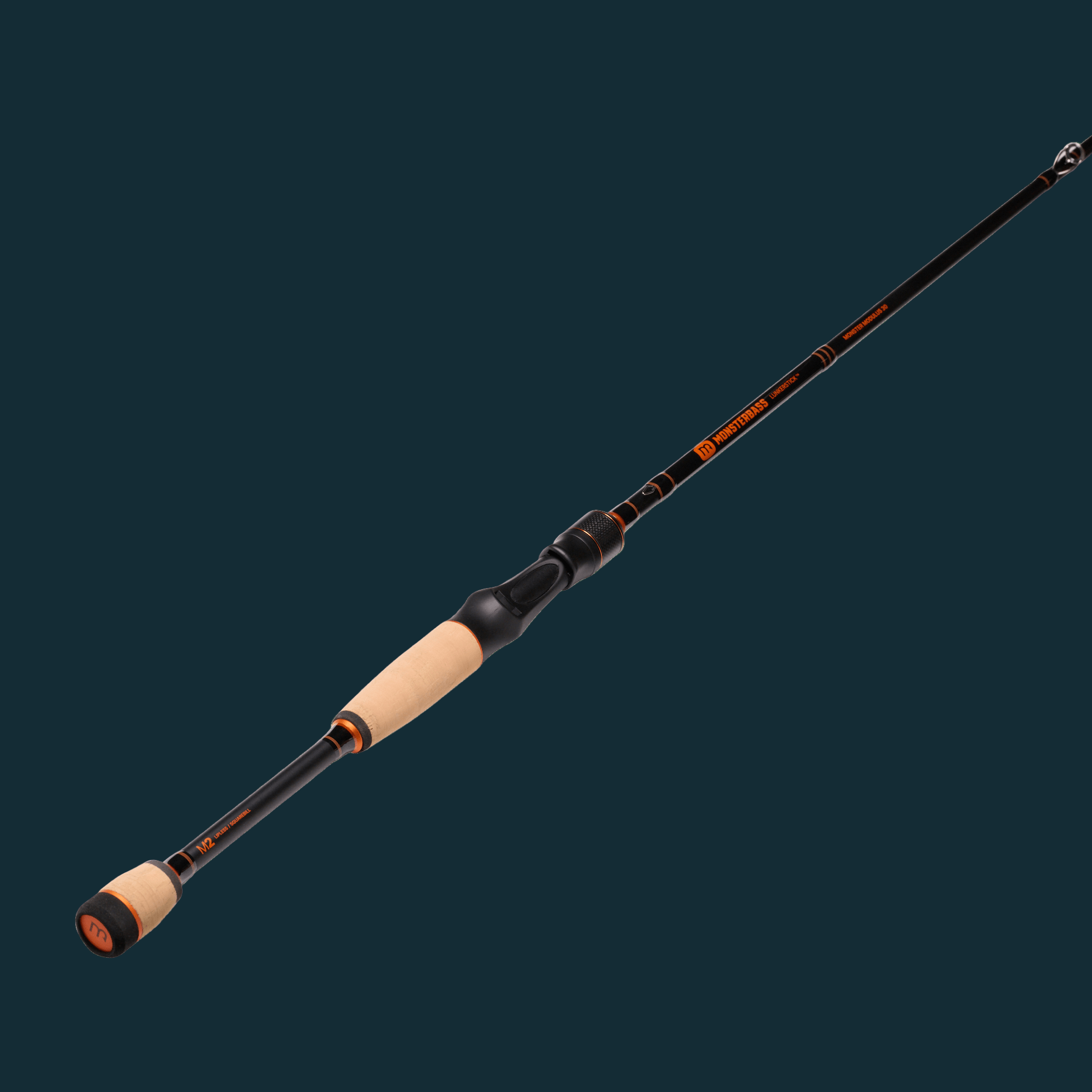 LUNKERSTICK Bass Fishing Rod - Premium 30 Ton Carbon with Titanium Guides