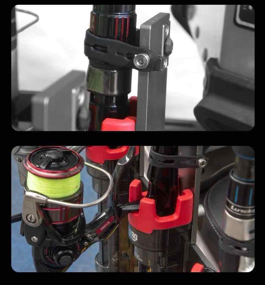 Motorcycle Fishing Rod Holder - Secure Storage Rack for Bikes