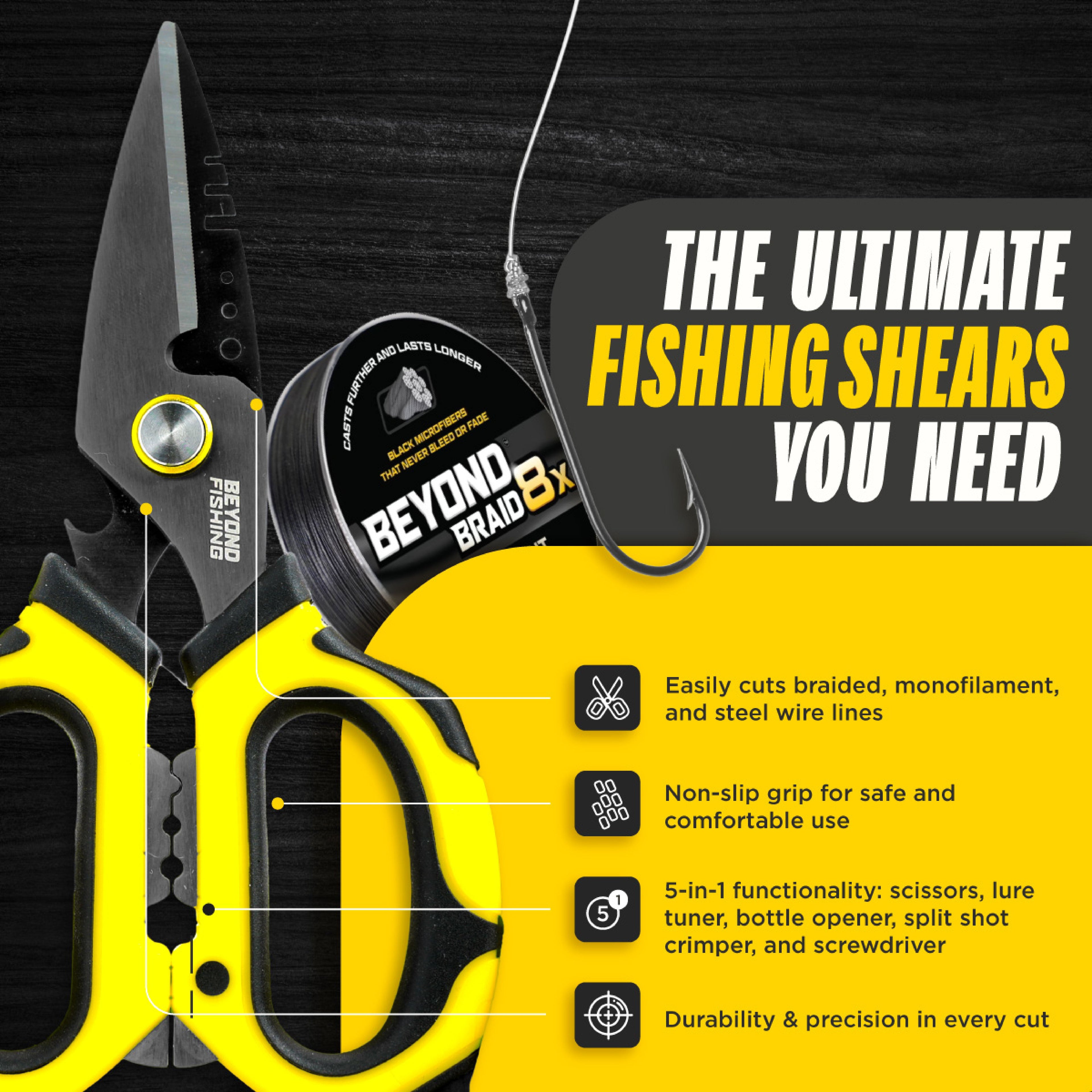 6.5" Omni Pro Fishing Shears