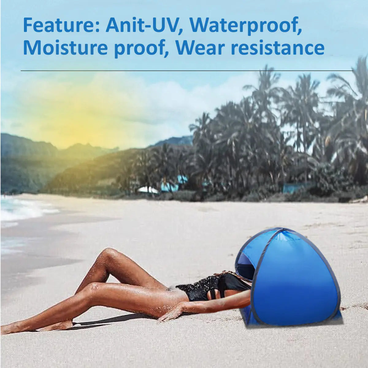 Automatic Pop-Up Beach Tent (“Lazy Tent”)