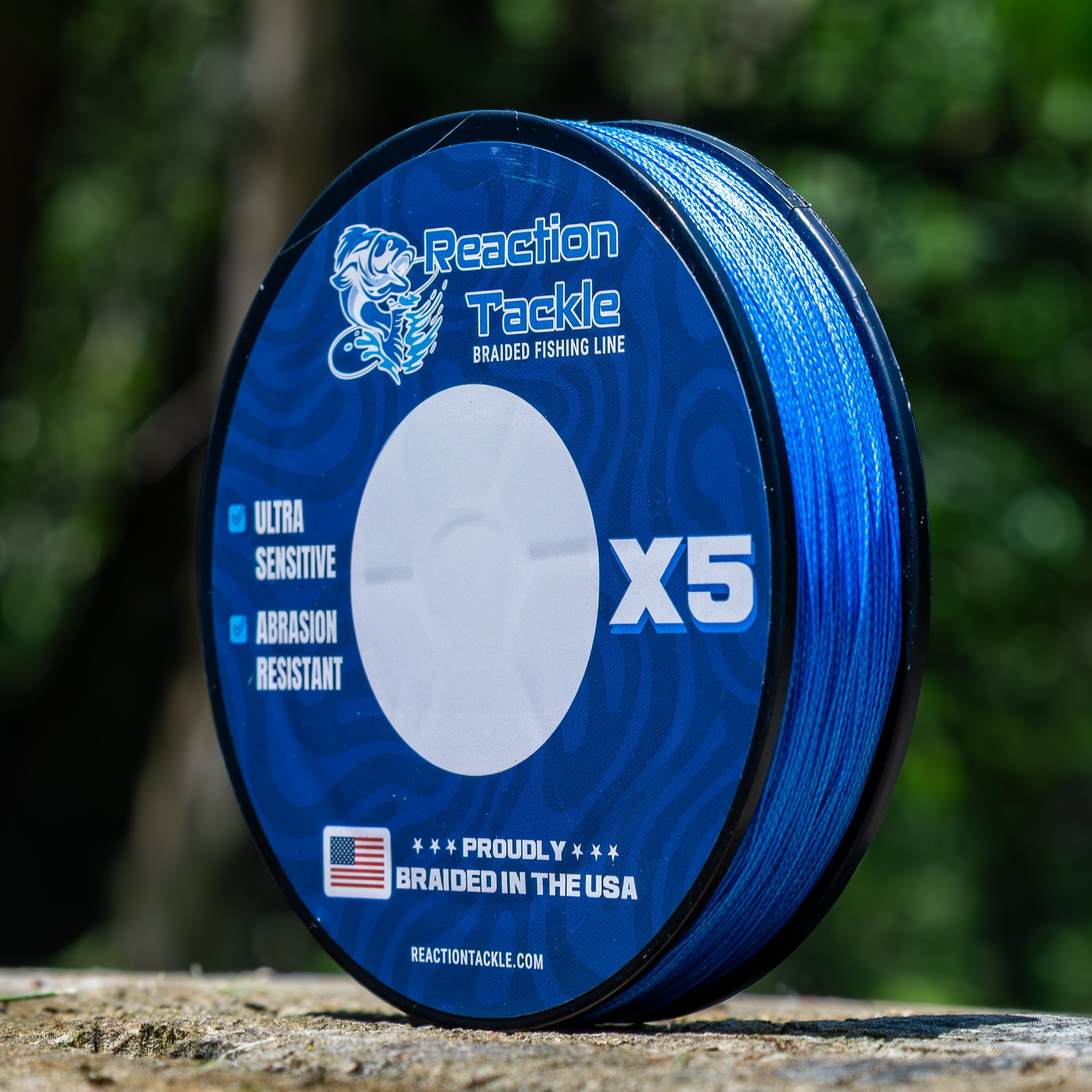 Reaction Tackle 5X Braided Fishing Line – Braided in the USA