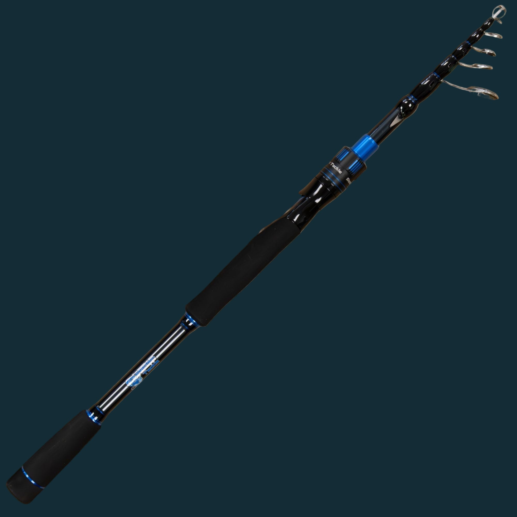 Reaction Tackle Telescopic Spinning Rod | Carbon Travel Fishing Rod