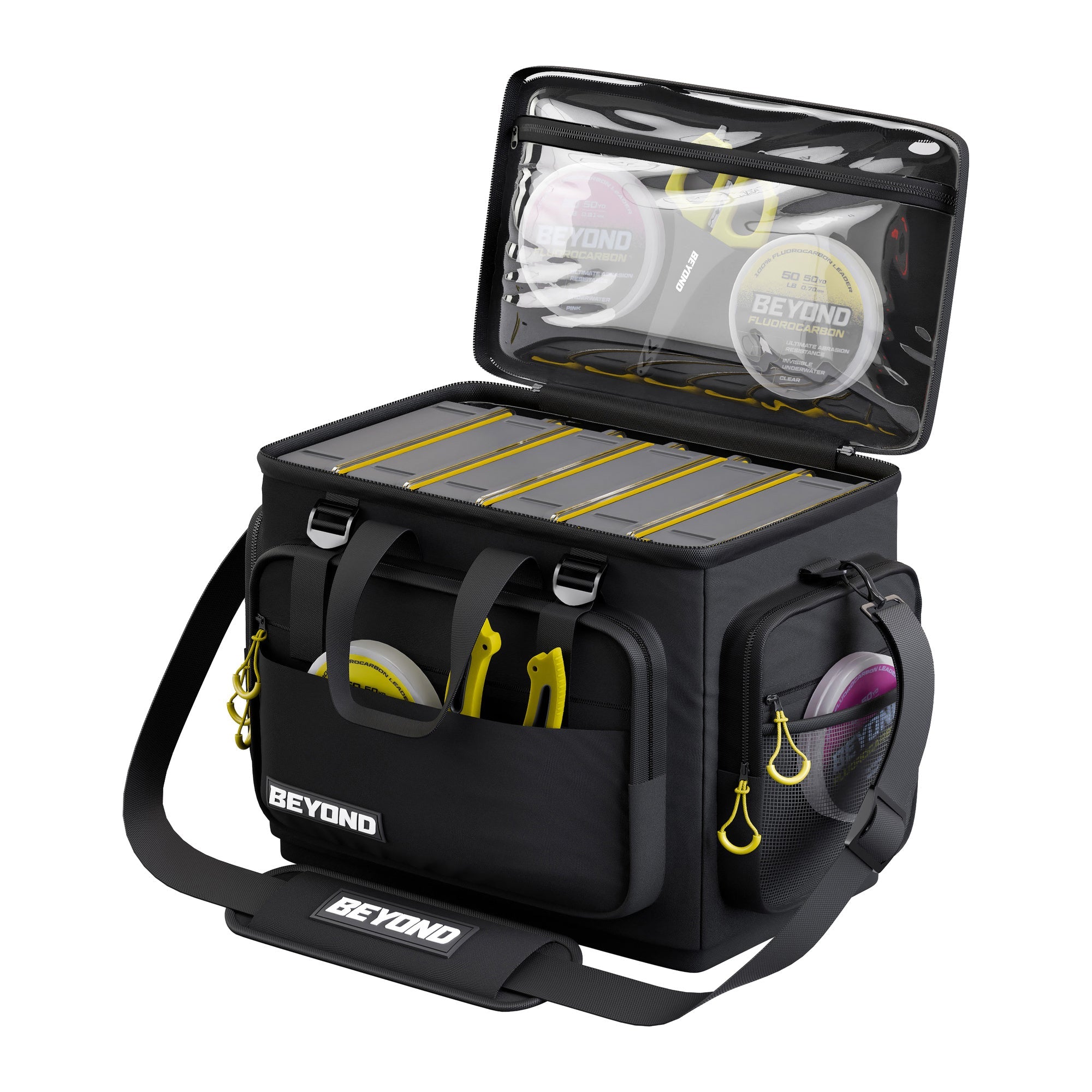 Beyond Fishing Hauler Tackle Bags  With or Without Tackle Box Available in Medium, Large, and Extra-Large
