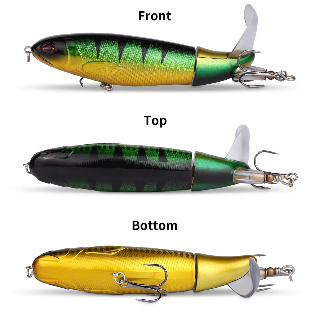 20-Piece Topwater Propeller Lure Set