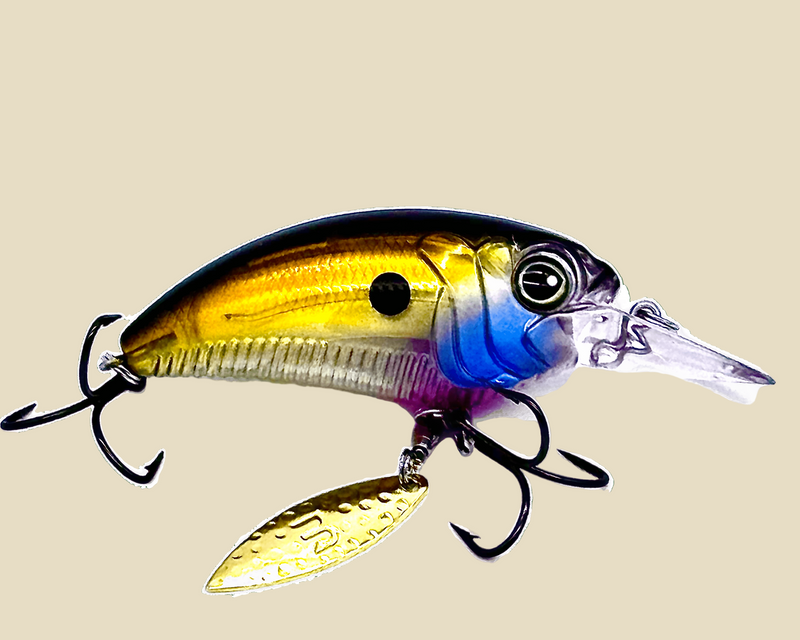 MONSTERBASS Money Maker Crankbait | Flat-Side Blade Flash | 2.5" 3/8 oz