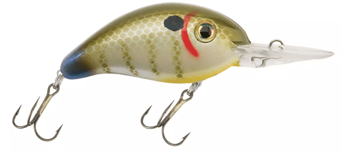 Strike King Pro-Model Series 4 Crankbait | Wide Wobble Mid-Depth Bass Lure | Square Bill 4S