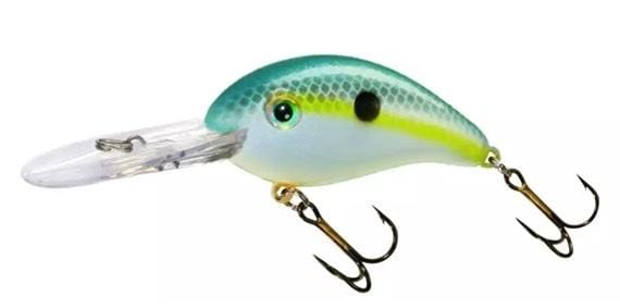 Strike King Pro-Model Series 4 Crankbait | Wide Wobble Mid-Depth Bass Lure | Square Bill 4S